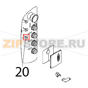 Orange light 220 V Angelo Po FC1011G Orange light 220 V Angelo Po FC1011GЗапчасть на деталировке под номером: 20