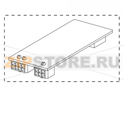 Часы реального времени Datamax E-4204 Часы реального времени Datamax E-4204Запчасть на  сборочном чертеже под номером: 7Название запчасти Datamax на английском языке: Real Time Clock 