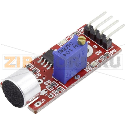 Модуль датчика микрофона 5 В/DC, 44x15x10 мм Iduino ST1146 