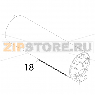 Complete drum Fagor AD-90 Complete drum Fagor AD-90Запчасть на деталировке под номером: 18Название запчасти Fagor на английском языке: Complete drum AD-90.