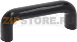 HANDLE OF PLASTIC 140 mm BLACK 