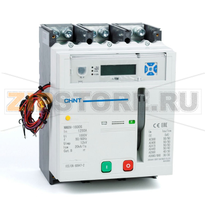 Выключатель автоматический 1250 А, 100 кА, 3 полюса Chint NM8N-1600H 