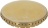 BURNER CAP BRASS PERFORATED GLOSSY