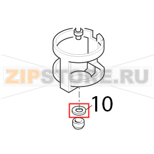 Rondella tela bakeliz. D=5.5 motoridut. Saeco Royal Classic Rondella tela bakeliz. D=5.5 motoridut. Saeco Royal ClassicЗапчасть на деталировке под номером: 10