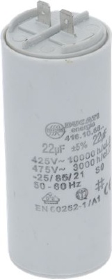 CAPACITOR 22 uF 50/60HZ 450 V 