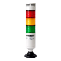 Колонна сигнальная, светодиодная, модульная, Ø: 56 мм Autonics PTE-AGB-302-RYG