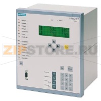 цифровая дифференц. защита корпус 1/2 19", 5 ДВх, 8 ДВых, 1 конт. исправн., 11 вх, INs, трансформатор тока (Iн): 1 А вспомогательное напряжение: 24–48 В DC, порог дискретного входа 19 В DC корп.д.утопл.монт., винт.клеммы (прям. подкл./кабел. наконечн.) ан