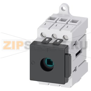 Главный выключатель 3-пол., Iu 63A рабоч.коммутация при AC-23 A при 400В 22,0кВт уст.в распред.шкаф базовая устан. с ручкой Siemens 3LD3410-0TK05 