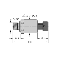 Датчик давления Turck PT10R-1104-I2-MP11