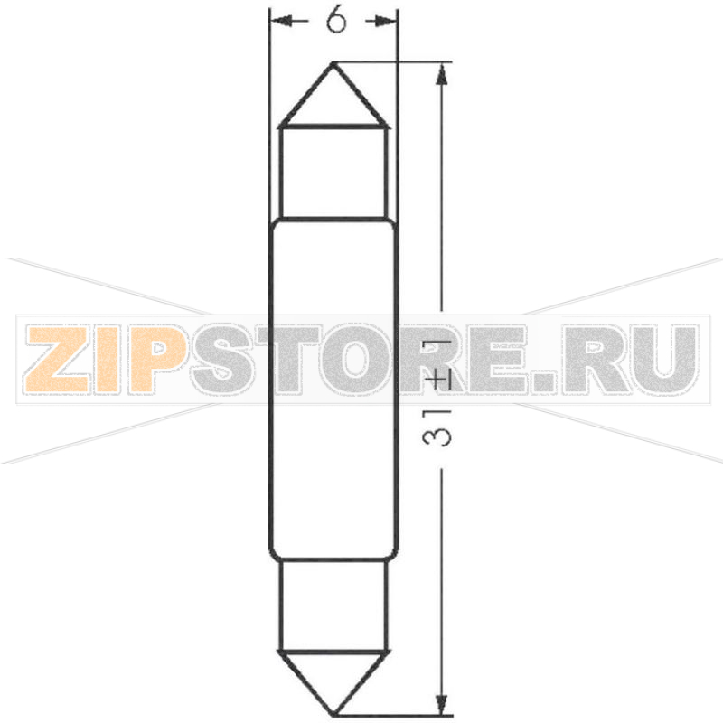 Лампа софитная 18 В, 1.8 Вт, 0.1 A, цоколь: S5.5, прозрачная, 1 шт Barthelme 00311801 
