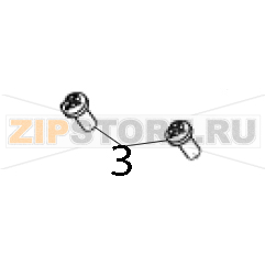 Screw, TP3*6, MOQ 50 pcs TSC TDP-225 Screw, TP3*6, MOQ 50 pcs TSC TDP-225Запчасть на деталировке под номером: 3