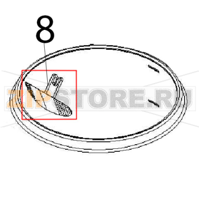 Filter Angelo Po 191PI2V Filter Angelo Po 191PI2VЗапчасть на деталировке под номером: 8
