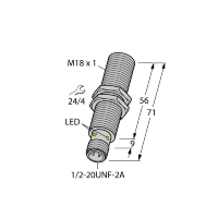 Датчик индуктивный Turck BI5U-G18-ADZ30X2-B3331