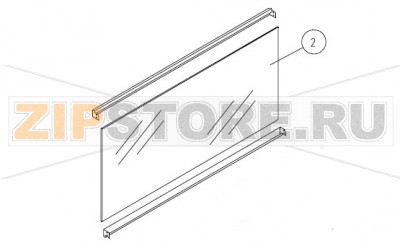 Стекло двери внутреннее 728x331x5 Unox XF 085 Оригинальное название запчасти: VT091 - VETRO INTERNO PORTA 728x331x5 Unox XF 085 На деталировке запчасть Unox XF 085 под номером: 2