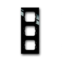 Рамка трехместная, чёрная ABB 2CKA001754A4411