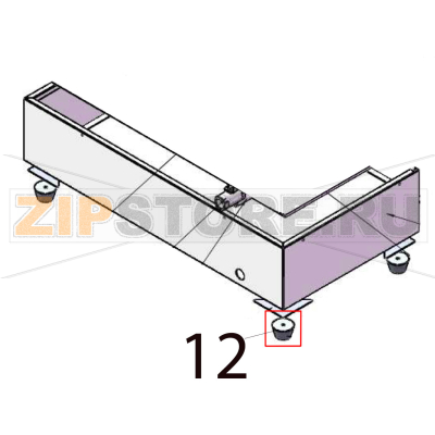 Rubber feet Hurakan HKN-EF16 Rubber feet Hurakan HKN-EF16Запчасть на деталировке под номером: 12