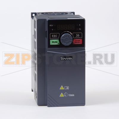 Преобразователь частоты 1.5 кВт, 1 фаза, 220 В, STO, тормозной модуль Sinvel SID300-1R5-2BS 
