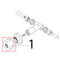Red ring knob Angelo Po 0G1CP1G