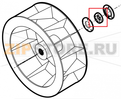 Motor gasket Lainox VE061D   Motor gasket Lainox VE061DЗапчасть на сборочном чертеже под номером: 24Название запчасти на английском&nbsp;языке: Motor gasket Lainox VE061D