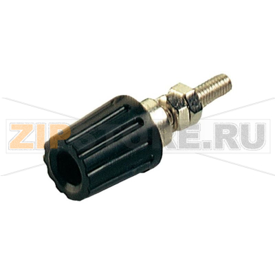 Зажим полюсный 35 А, черный, 1 шт Hirschmann PK 110 