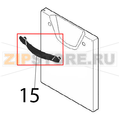 Handle Angelo Po 04WBMEV Handle Angelo Po 04WBMEVЗапчасть на деталировке под номером: 15