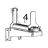 Media supply hanger (optional field-installed hanger) Zebra ZT600