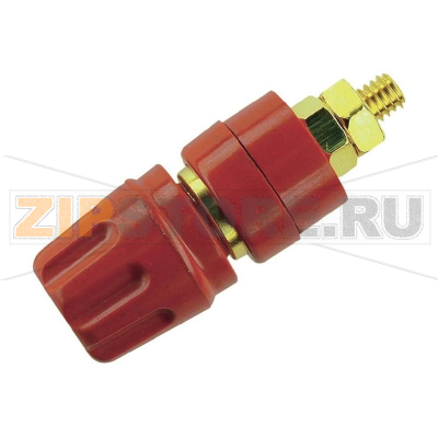 Зажим полюсный 35 А, черный, 1 шт Hirschmann PKI 10 A Au 