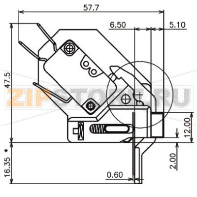 Контакт срабатывания 1СО Sinvel SVF-MS8 