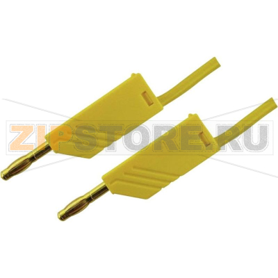 Провод измерительный 1 м, желтый Hirschmann MLN 100/2,5 GE 