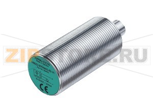 Индуктивный датчик Inductive sensor NEB22-30GM60-E2-V1 Pepperl+Fuchs General specificationsSwitching functionNormally open (NO)Output typePNPRated operating distance22 mmInstallationquasi flushOutput polarityDCAssured operating distance0 ... 17.8 mmReduction factor rAl 0.25Reduction factor rCu 0.22Reduction factor r304 0.65Nominal ratingsInstallation conditionsA6 mmB37 mmC66 mmF80 mmOperating voltage10 ... 30 VSwitching frequency0 ... 150 HzHysteresis&le 10 %Reverse polarity protectionreverse polarity protectedShort-circuit protectionpulsingVoltage drop&le 5 VOperating current0 ... 200 mAOff-state current&le 0.1 mANo-load supply current&le 10 mASwitching state indicatorLED, yellowFunctional safety related parametersMTTFd213 aMission Time (TM)20 aDiagnostic Coverage (DC)0 %Approvals and certificatesUL approvalcULus Listed, General PurposeCSA approvalcCSAus Listed, General PurposeCCC approvalCCC approval / marking not required for products rated &le36 VAmbient conditionsAmbient temperature-25 ... 70 °C (-13 ... 158 °F)Mechanical specificationsConnection typeConnector M12 x 1 , 4-pinHousing materialchromium plated brassSensing facePBTHousing diameter30 mmDegree of protectionIP67