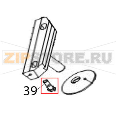 Board screw Hurakan HKN-HM300M Board screw Hurakan HKN-HM300MЗапчасть на деталировке под номером: 39