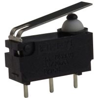 Микропереключатель 12 В/DC, 3 A, 1 x вкл/вкл, 1 шт Zippy DW-N3S-01P0D-Z