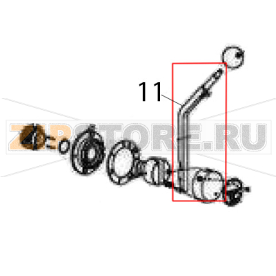 Leva comando velocità Sigma BMR 80 Leva comando velocità Sigma BMR 80Запчасть на деталировке под номером: 11