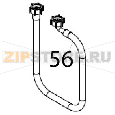 Pipe Angelo Po FM1011E2 Pipe Angelo Po FM1011E2Запчасть на деталировке под номером: 56
