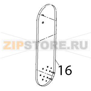 Saw belt Viatto HLS-1650A Saw belt Viatto HLS-1650AЗапчасть на деталировке под номером: 16
