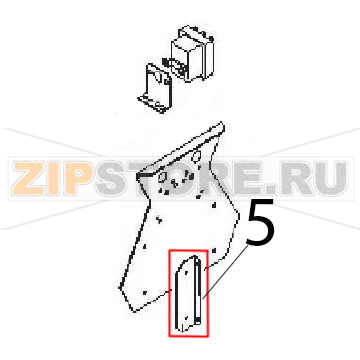 Support &quot;L&quot; Angelo Po 1G1PE2EV Support "L" Angelo Po 1G1PE2EVЗапчасть на деталировке под номером: 5