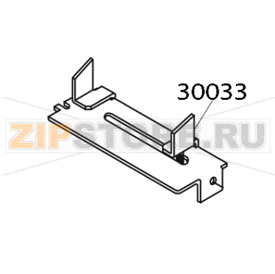 Media guide, adjustable Zebra 105SE Media guide, adjustable Zebra 105SEЗапчасть на деталировке под номером: 30033