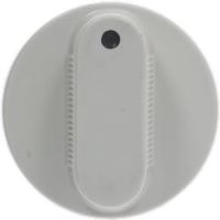 KNOB STAR WHITE ø 38 mm