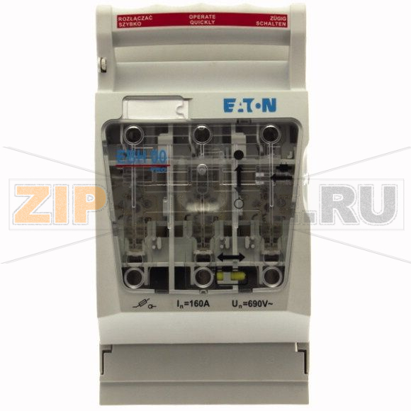 Разъединитель силовой, 160 A, AC 690 В, NH000, AC21B, 3P, IEC Eaton SIZE 000 HOR FSD-60MM BUS:S- BR 