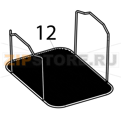 Grid for fryer Tecnoinox FR43FE7 Grid for fryer Tecnoinox FR43FE7Запчасть на деталировке под номером: 12