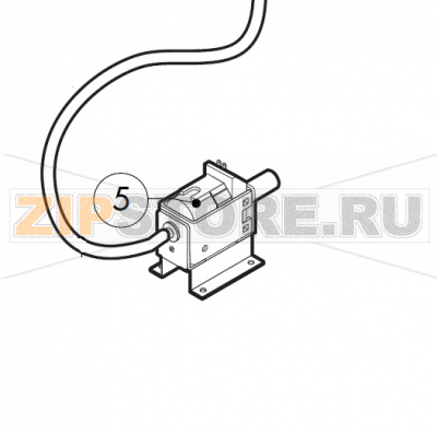 Detrgent pump Lainox MVE051P                 Detrgent pump Lainox MVE051PЗапчасть на сборочном чертеже под номером: 5Название запчасти на итальянском языке языке: Detrgent pump Lainox MVE051P
