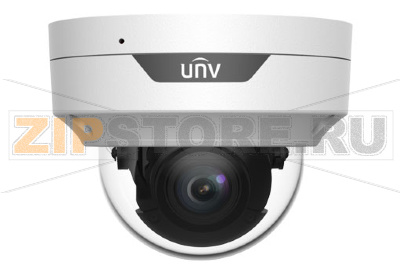 Uniview IPC3534LB-ADZK-G Видеокамера IP Купольная антивандальная: моториз. объектив 2,8-12мм, 4MP, Smart IR 40m, Mic, WDR 120dB, Ultra 265/H.264/MJPEG, MicroSD, PoE, IP67, IK10 