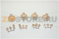 KIT 4 MANOPOLA UNIVERSALE BIANCA