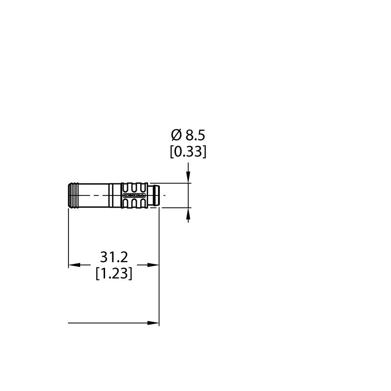 Кабель PVC Turck PKG4.5S-0.7-PSG4.5S/TEL 