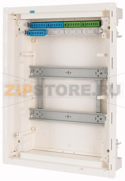 Панель распределительная компактная, 2-рядная, дверь из стали плоская Eaton KLV-24HWP-F 
