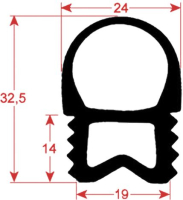 GUARNIZIONE PORTA 720x970 mm