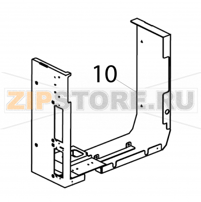 Rear frame (RH) set Sato LT408 RH Rear frame (RH) set Sato LT408 RHЗапчасть на деталировке под номером: 10Название запчасти на английском языке: Rear frame (RH) set Sato LT408 RH.