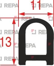 GASKET FOR OVEN DOOR 670x600 mm 