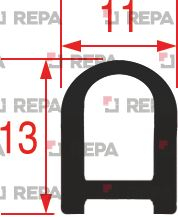 GASKET FOR OVEN DOOR 670x600 mm 