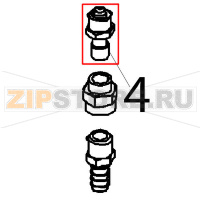 Raccordo diritto M1/8" Angelo Po FX101G2